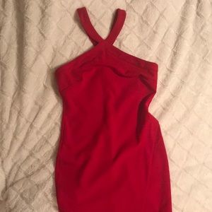 Red Bodycon Cocktail Dress